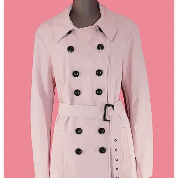 Vintage Oversized Trench Coat Size XL Double Breasted Trench Coat